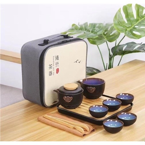 Travel Tea Set Kettle Set Carrying Case Kung Fu One Boiling Water Set ...