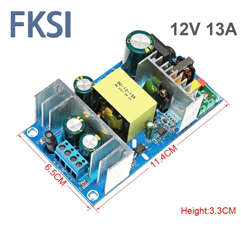 12V13A AC-DC power module Isolate the bare plate powe step down ...