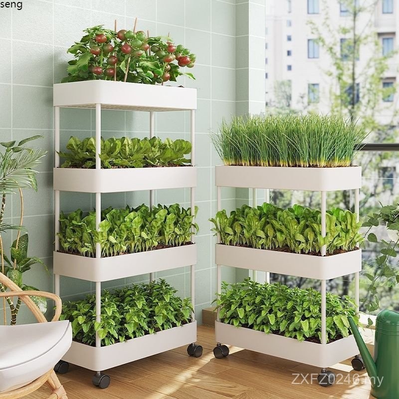 Universal Balcony Planting Outdoor Shelf Indoor Multi-Layer Vegetable ...