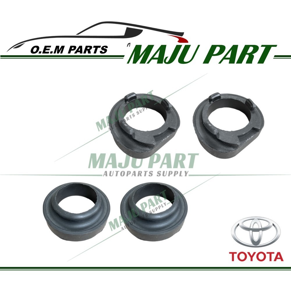 Rear Coil Spring Rubber Upper & Lower 1