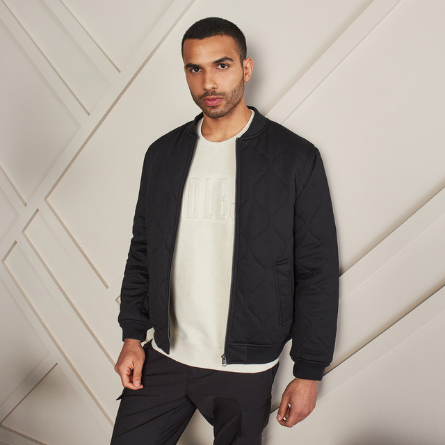 Max Fashion Quilted Bomber Jacket Shopee Malaysia
