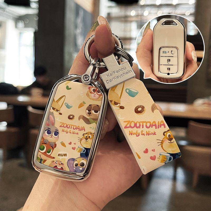 Honda Accord BRV HRV CRV Jazz Civic City Key Cover alloy Smart Key