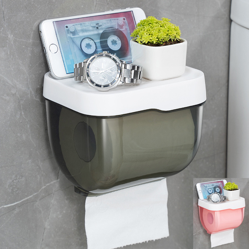 Non-porous Toilet Paper Box Bathroom Storage Box Waterproof Toilet ...