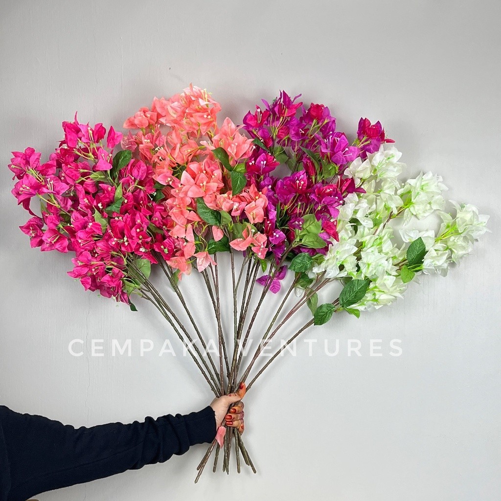 Bougainvillea Long Branch Flower Wedding Home Decor | Bunga Kertas ...