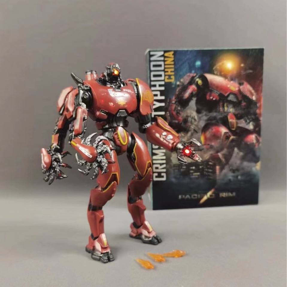 Baru Pacific Rim China Mecha ribut Red Electroplating Luminous Edisi ...