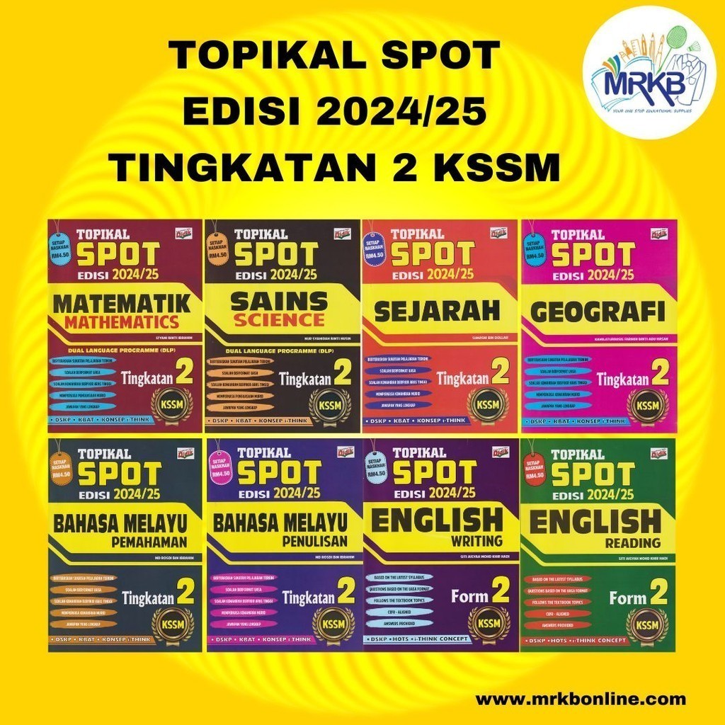 Topikal Spot Edisi 202425 Tingkatan 2 Kssm Shopee Malaysia 