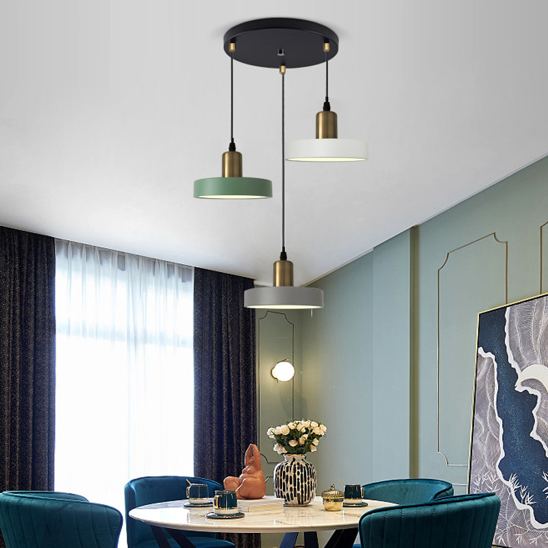 Black Pendant Light Kitchen Island Mini Pendant Lighting with 1 Meter ...