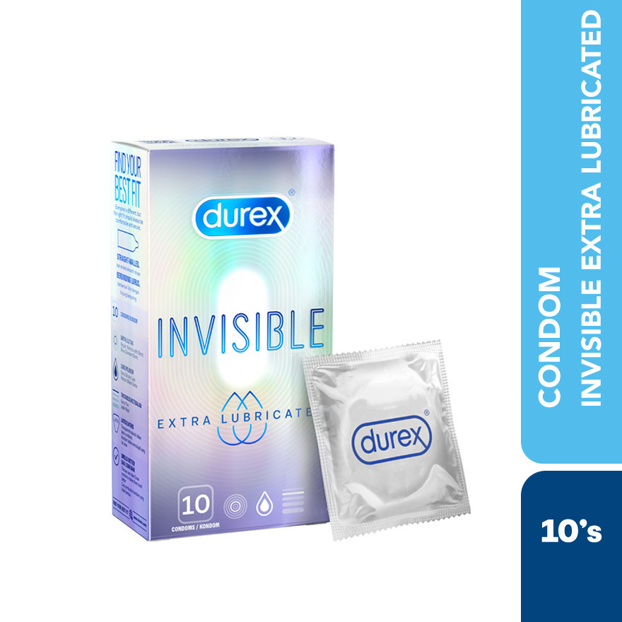 DUREX Condom Invisible Extra Lubricated 10s | Shopee Malaysia