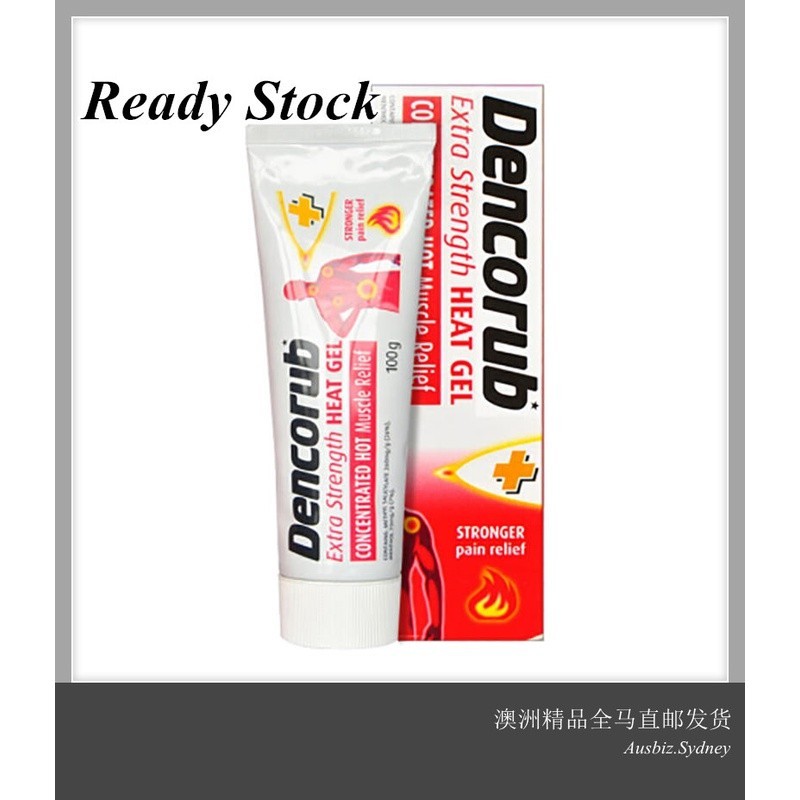 [Ready Stock EXP: 06/2027] Dencorub Extra Strength Heat Gel 100g (From ...