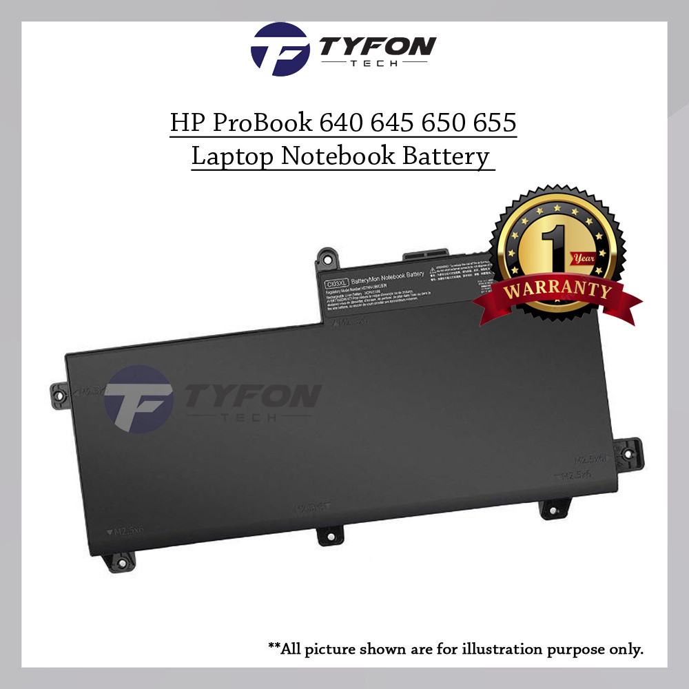 HP ProBook 640/645/650/655 Laptop Notebook Battery OEM CI03XL | Shopee ...