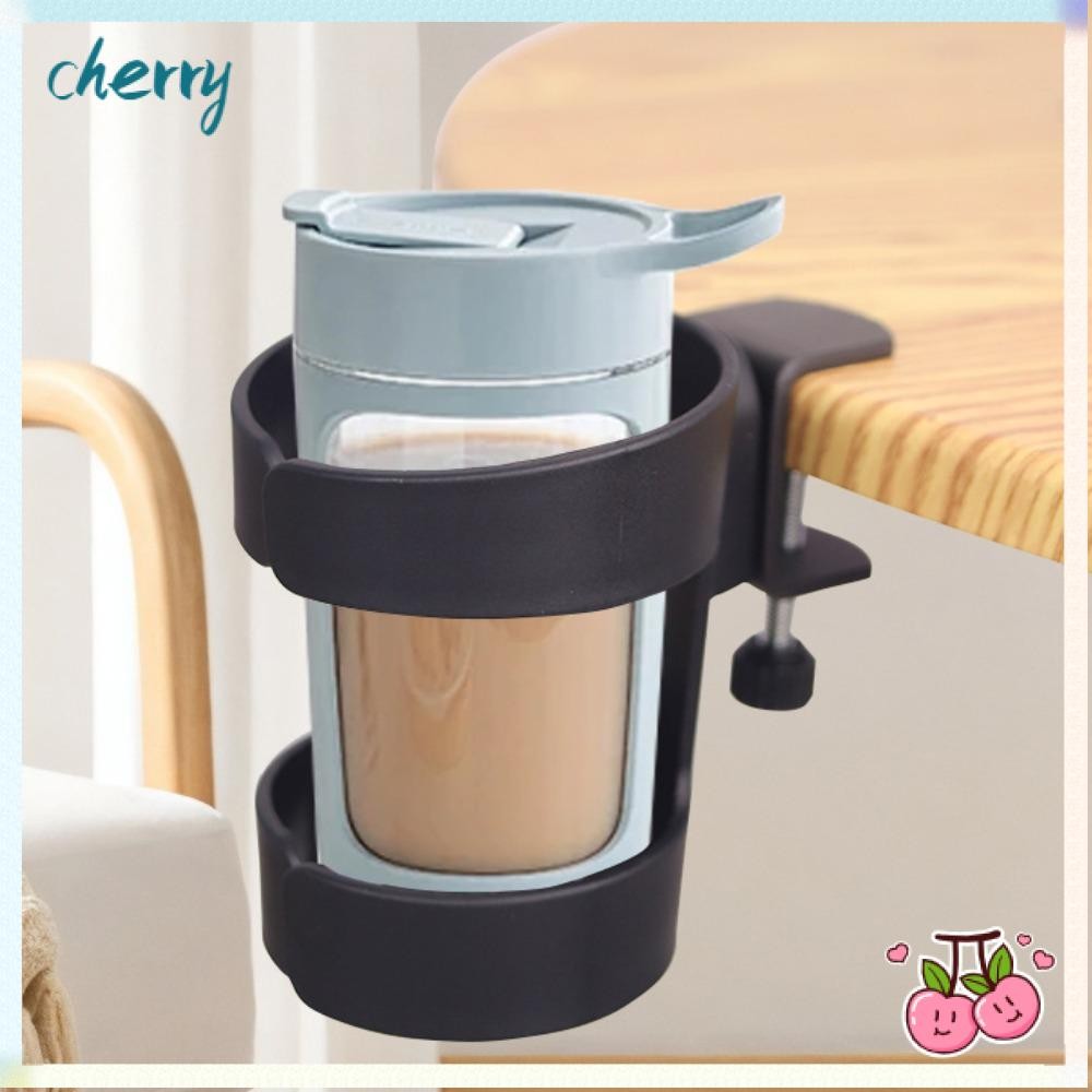 CHERRY Desk Cup Holder, Plastic Anti Spill Cup Storage Rack, Multi ...