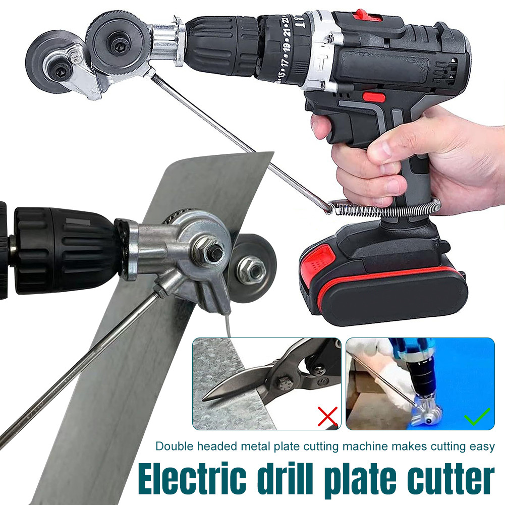 Electric Drill Plate Cutter Attachment Metal Sheet Cutter Nibbler Saw ...