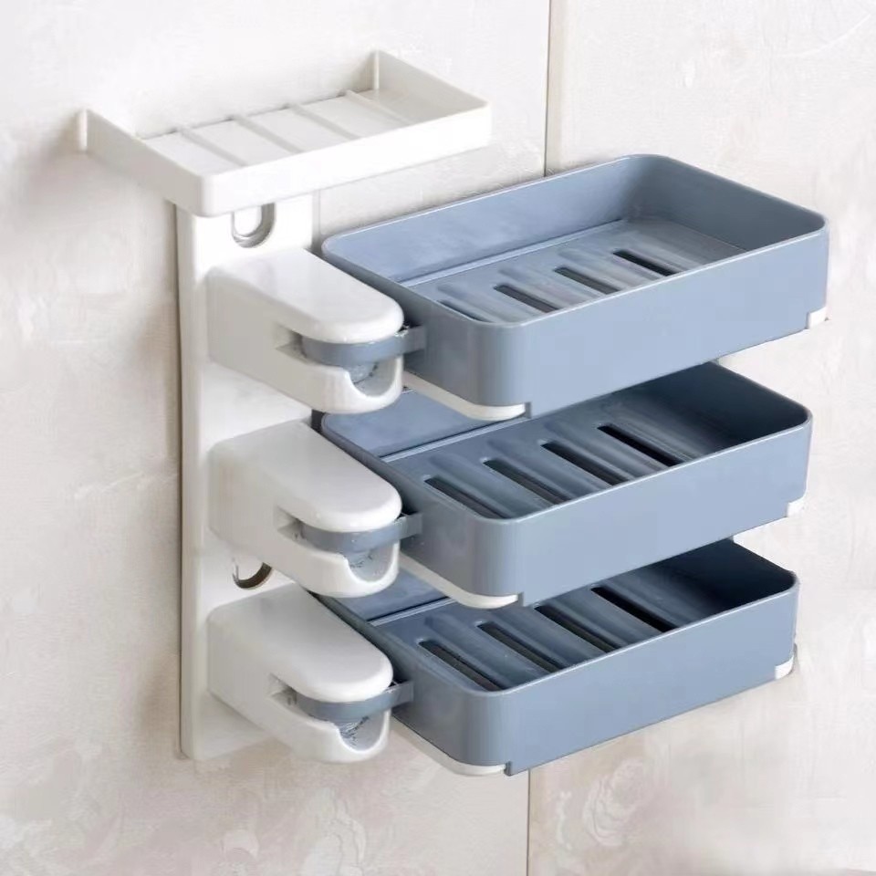 [92% Praise Rate] Our Latest Style Perforation-Free Rotating Soap Box ...