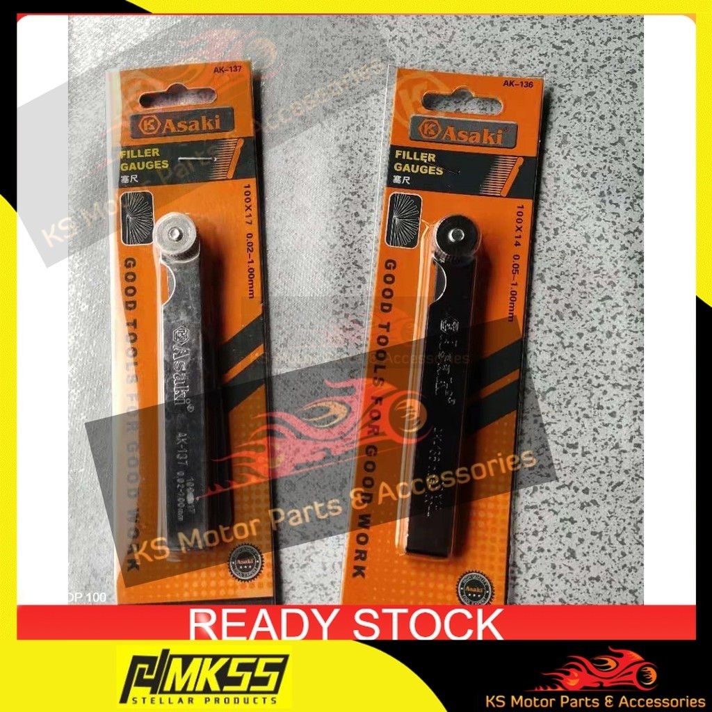 READY STOCK ASAKI 0.02mm to 1.00mm 17 0.05mm to 1 mm Blades Thickness ...