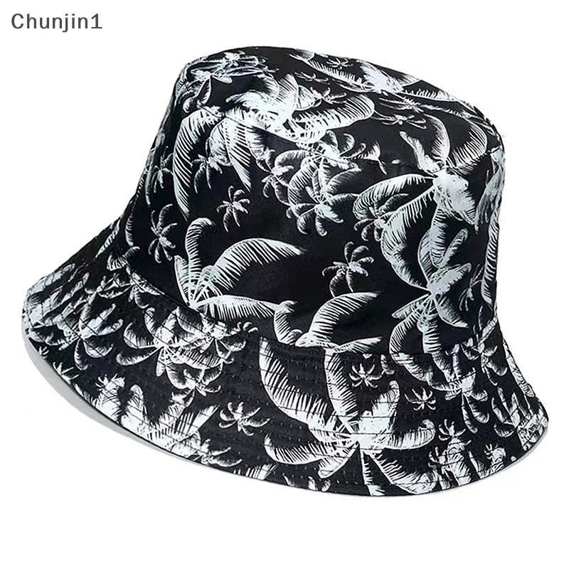 Printed Fisherman's Hat Bucket Hats Animal Letter Print Fisherman Hat ...