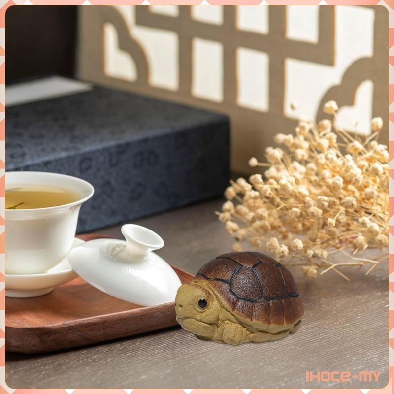 [IhoceMY] Clay Tea Pet Outdoor Housewarming Dorm Cabinet Turtle Statue ...