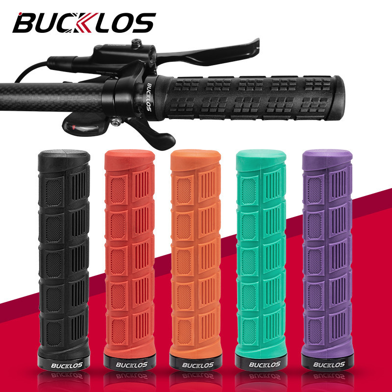 ROCKBROS Bicycle Grip MTB Sponge HandleBar Grip Black & Red