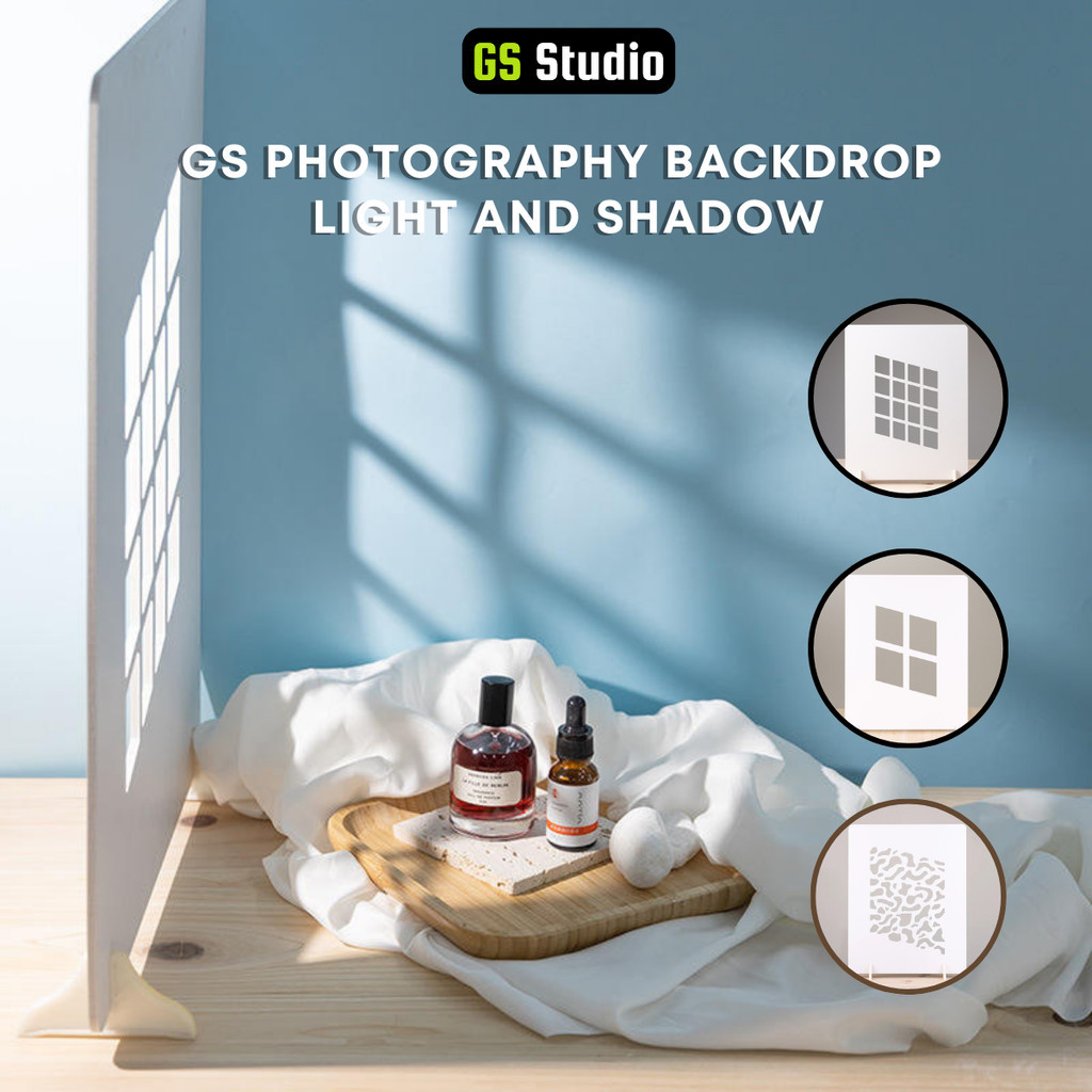 GS Photography Backdrop Light And Shadow Photo Props Hollow Background ...