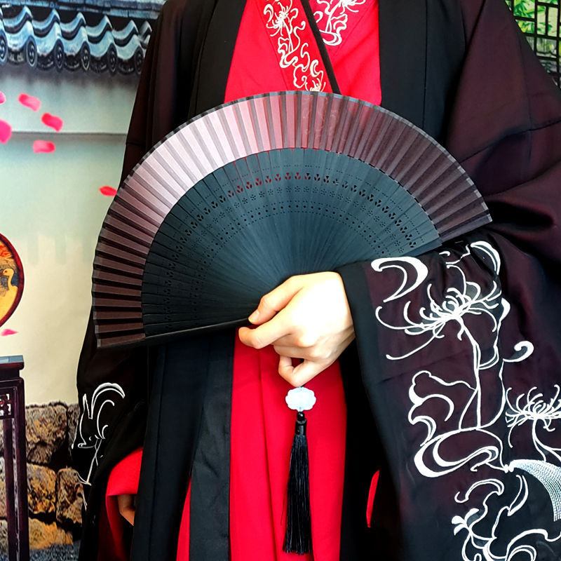 Good Opening Closing Folding Fan Classical Hanfu Performance Dance Fan ...