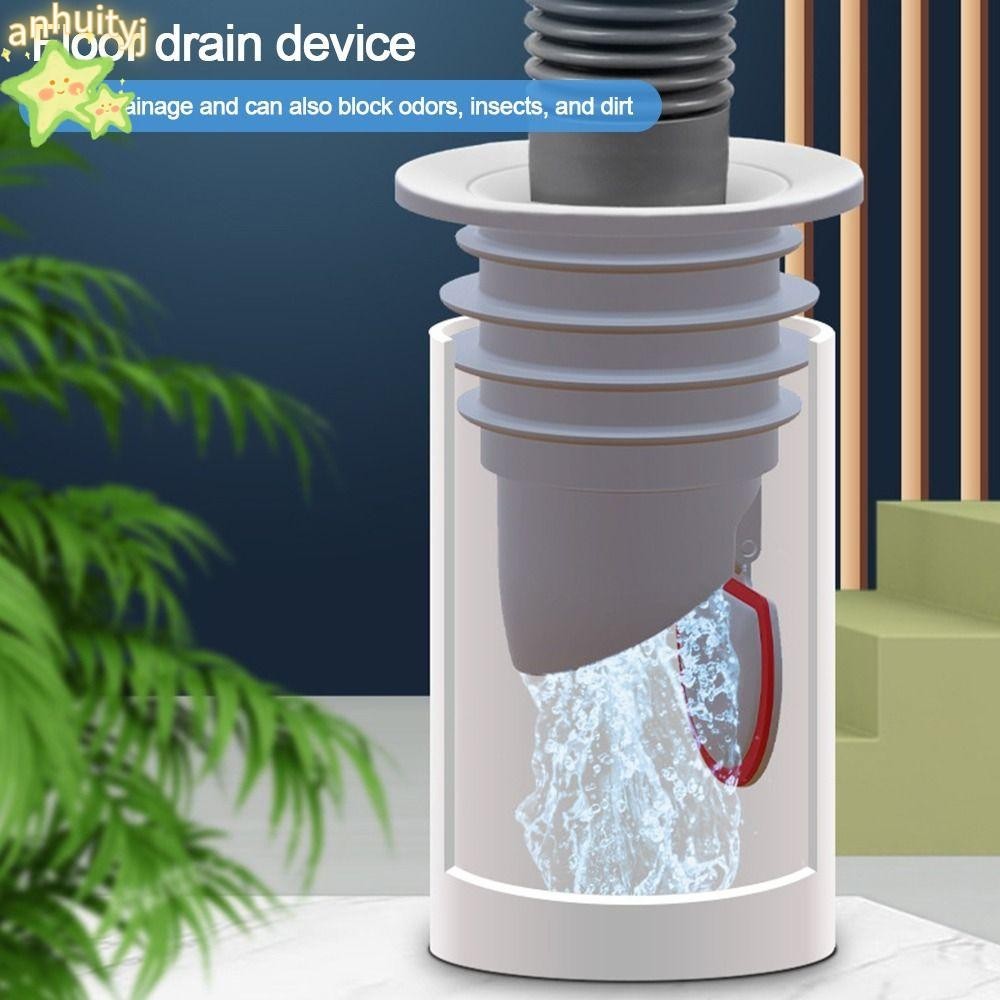 LANJ Floor Drain Insect Prevention Useful Anti odor One Way Valve ...