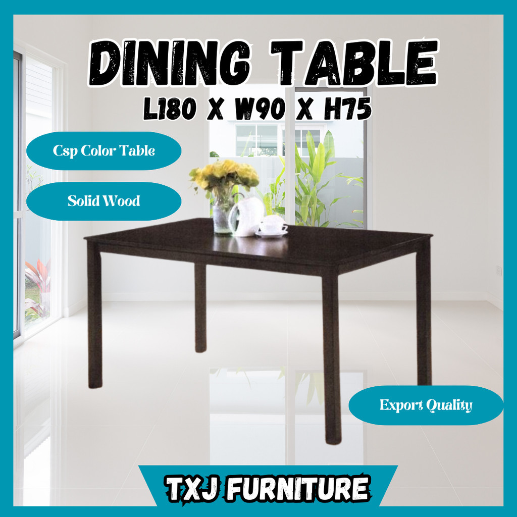 TXJ - 9986 Big Dining Table Only 8 Seater Meja Makan Besar 8 Orang Saja ...
