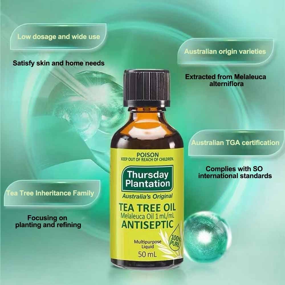 Thursday Plantation Tea Tree Oil 50ml Inhibits A Broad Spectrum Of ...