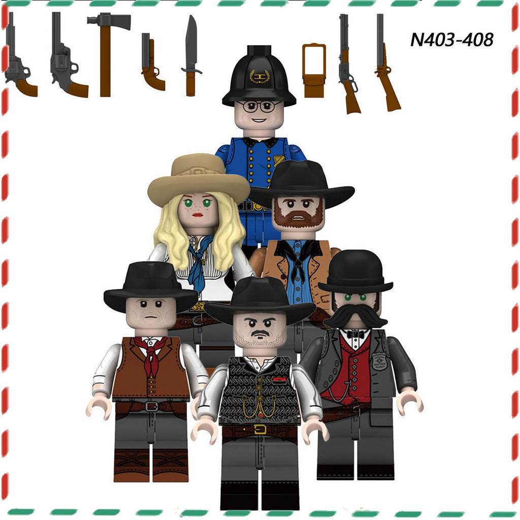Children's intellectual toys Assembled building block minifigure toys ...