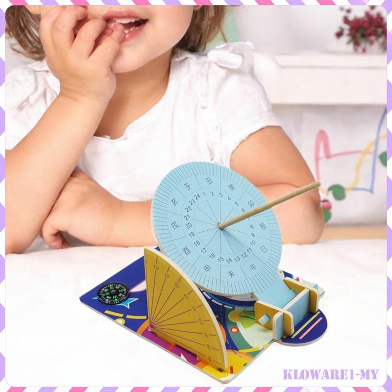 [Kloware1cdMY] Clock Scientific Model, 3D Puzzle Sundial Model Toy ...