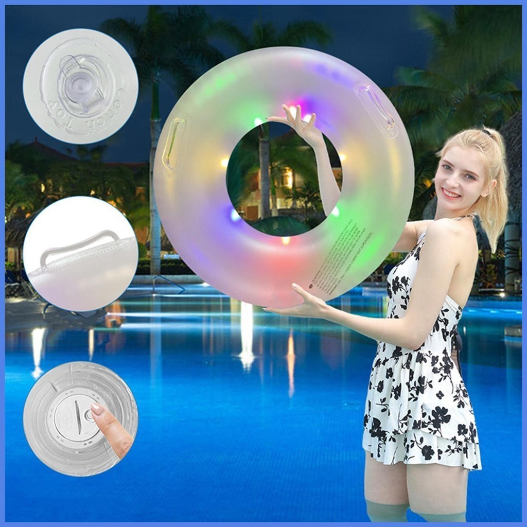 Round Pool Float Colorful Blow up Pool Floats Round Shaped Blow up