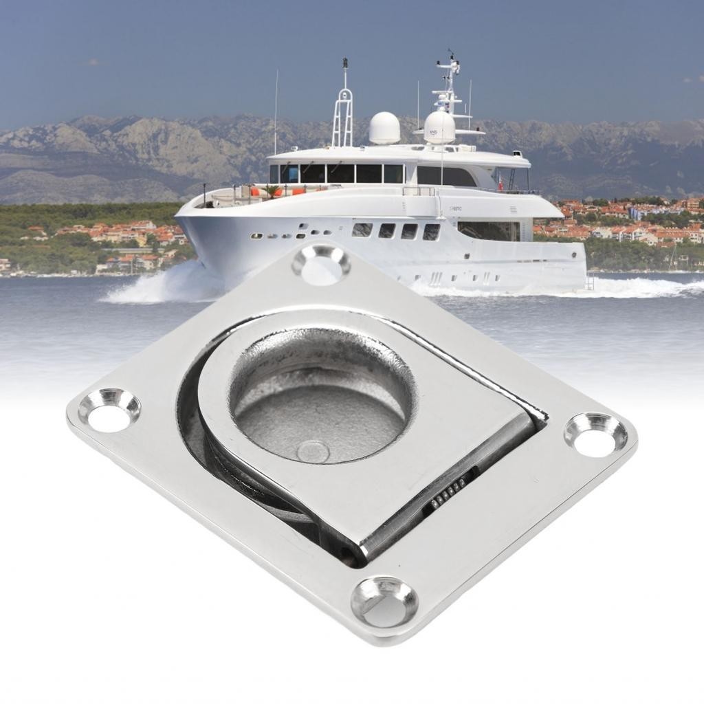 Sinhopsa Flush Hatch Pull Handle Recessed Stainless Steel Easy Install ...