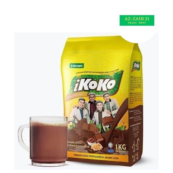 Inteam Ikoko Premix Cocoa with Dates And Arabic Gum 1kg | Shopee Malaysia