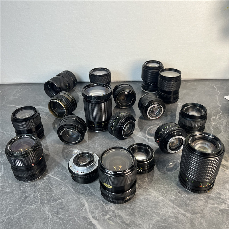 Model lensa logam Model lensa asli Model lensa kameran lensa kamera SLR ...