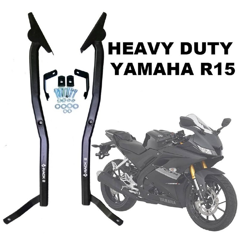 Yamaha R15 V1 V2 Heavy Duty Rack Monorack for Top Box | Shopee Malaysia