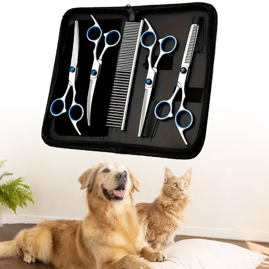 Photo inspiration: Fresh Look at Brighthor 5Pcs Set Dog Grooming Scissors 6 Stainless Pet Hairdressing