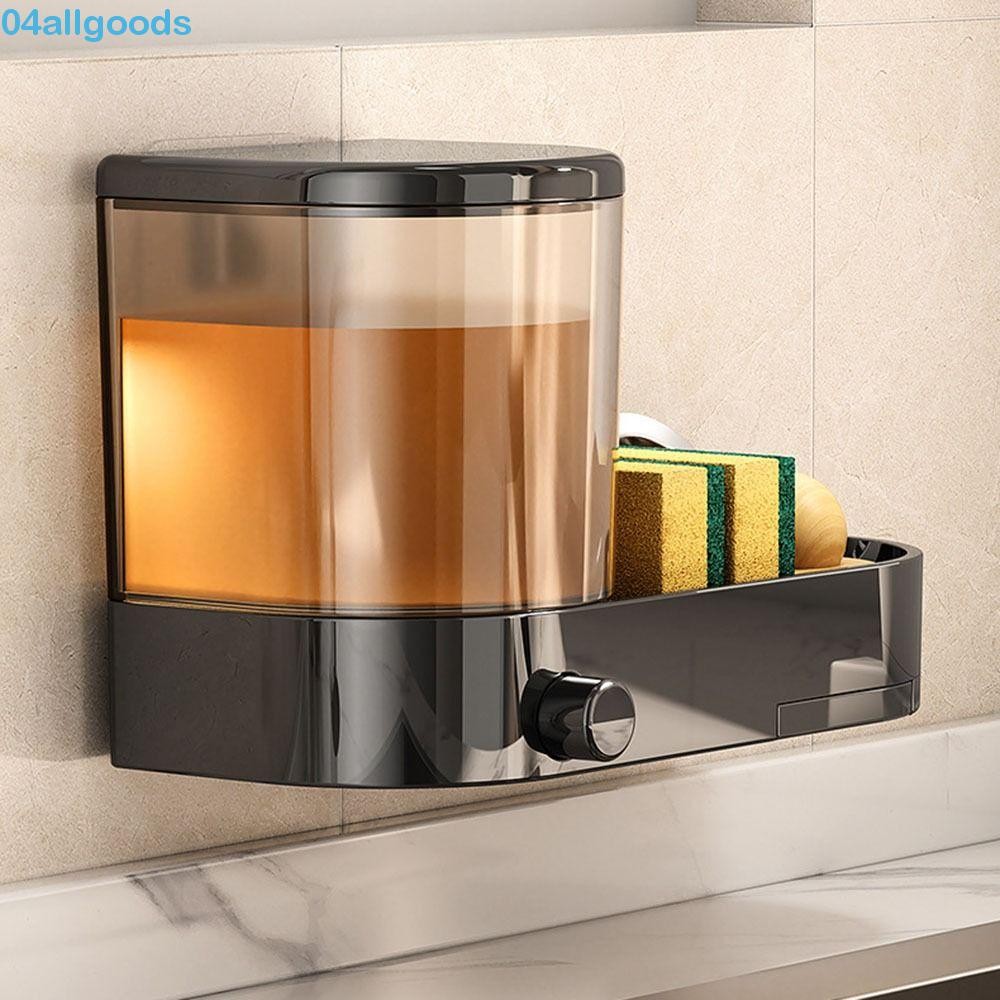 ALLGOODS Wall Mounted Soap Dispenser, with Drain Tray with Sponges ...