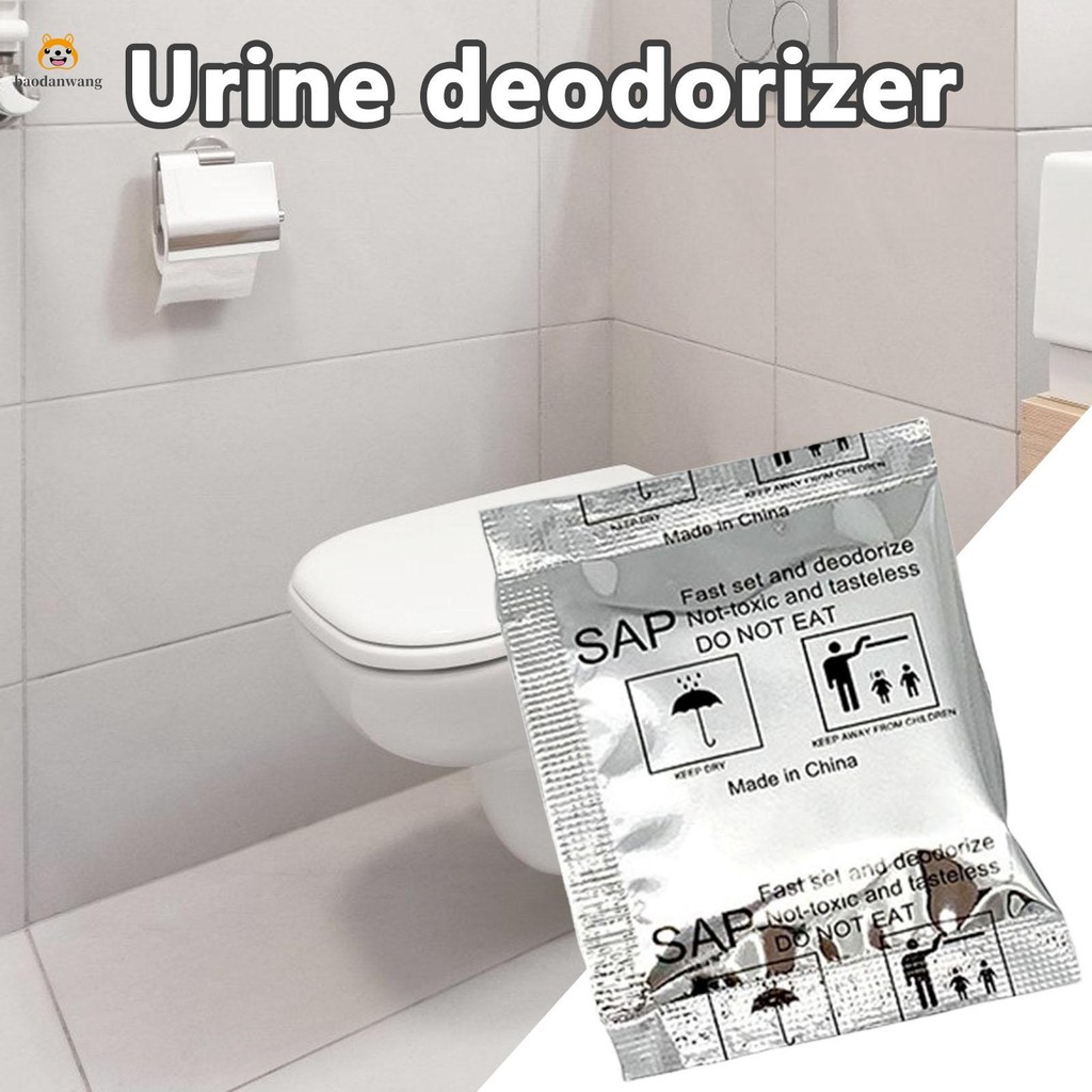 50pcs Poo Absorbent Gel Powder Camping Toilets Pee Powder Deodorizer ...