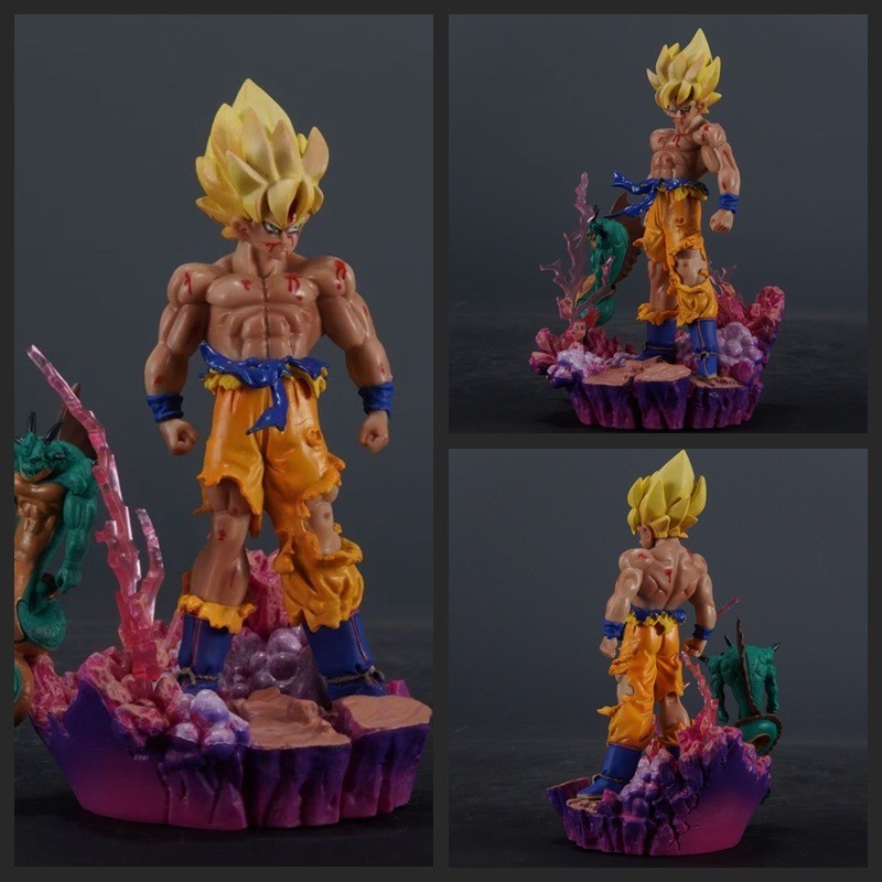 DIAMANTINY Dragon Ball Mosaik-Set ‚Battle Shenron‘ – Mit 3000+ 3D-Edelsteinen, A4 Format (21x29,7 Cm)