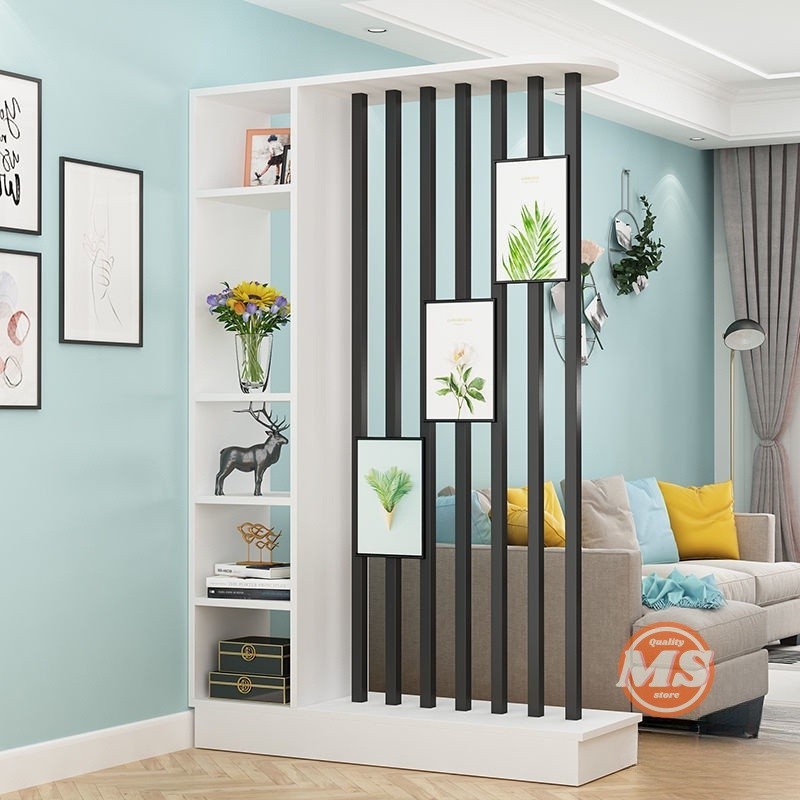 Entrance multi-layer storage rack living room partition home screen ...