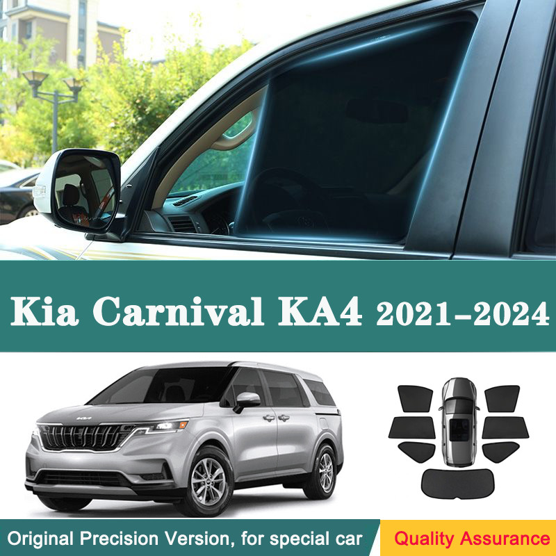 AWDNDECOR Weather Shields – Tinted Rain Guards For Kia Carnival KA4 2021+ – 2 Year Warranty