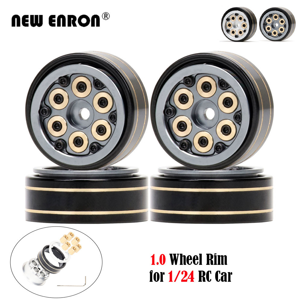 Losi Micro Crawler Ruote Beadlock In Alluminio – 1/24 – Set Da 4 – Adatte A Telaio Sangyue E RC4WD Z-W0061