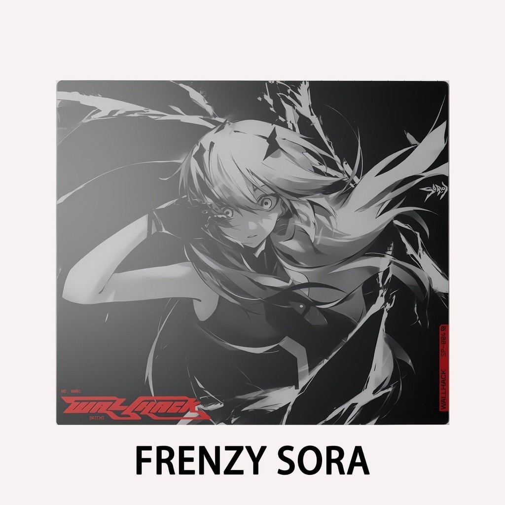 Wallhacs SP004-Frenzy SORA Coating Gaming Tempered Glass Mouse Pad
