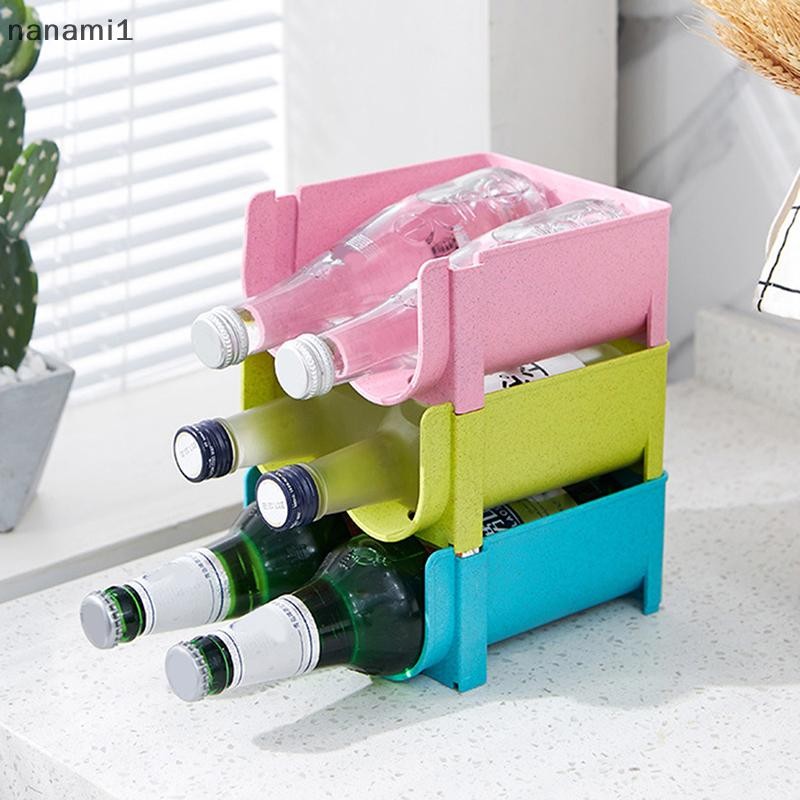 nanami1 Refrigerator Beer Beverage Storage Box Kitchen Cans Bottle ...