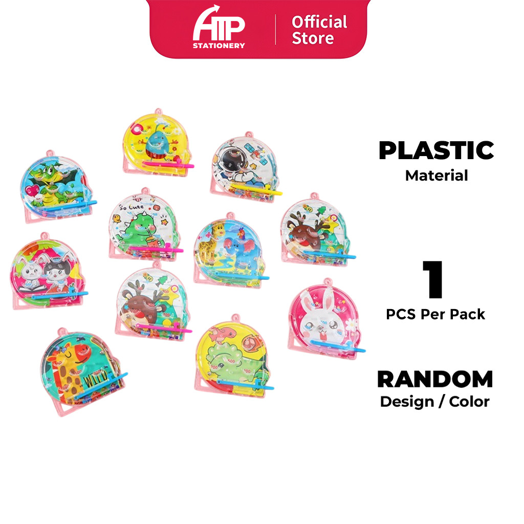 Cute Cartoon Mini Pinball Toy Palm Ball Maze Balance Roller Toys ...