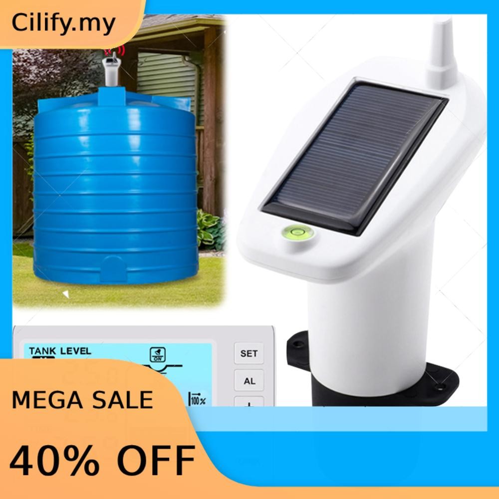 Ultrasonic Water Tank Liquid Level Meter with Temperature Sensor Time ...