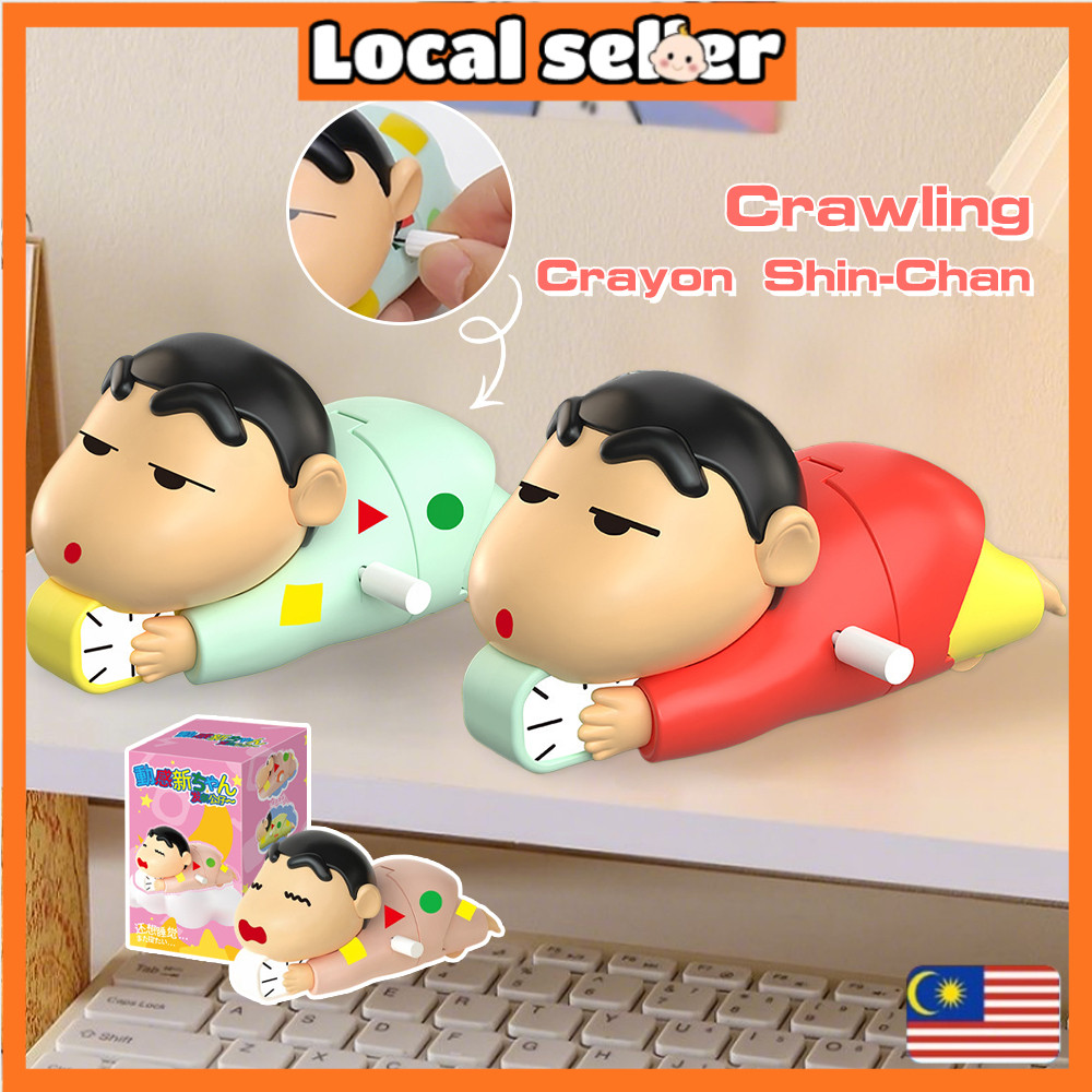 Aikoky Crayon Shin Chan Dynamic New Life Cute Wind Up Toys Crawling