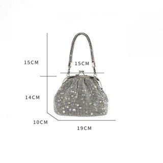 AVOCADD Clutch Bag, Crystal Portable Evening Bag, Fashion Casual ...