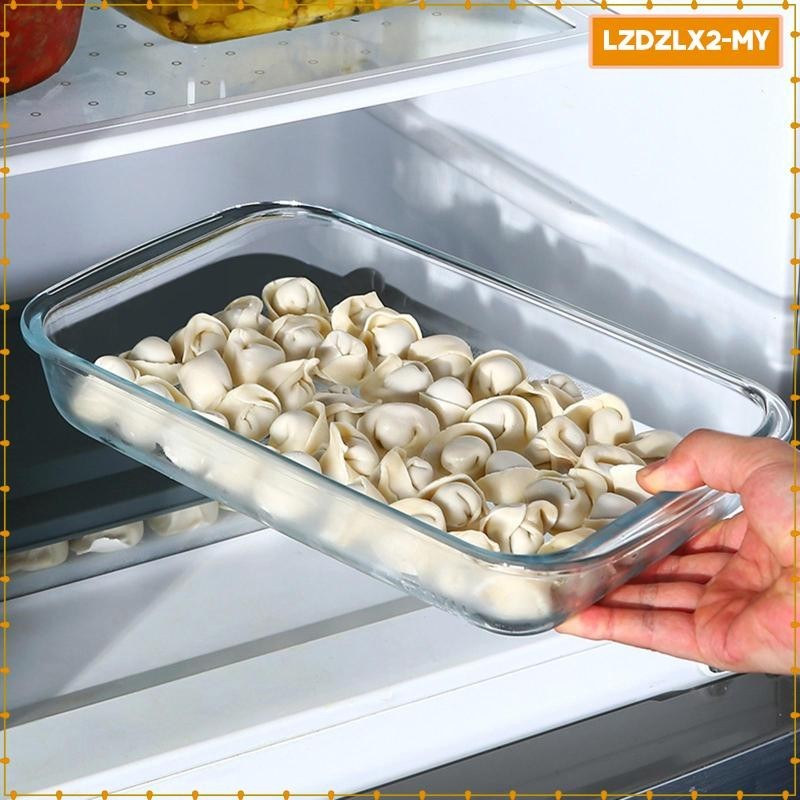 [Loviver] Glass Bakeware Pie Plate Fridge to Oven Loaf Storage