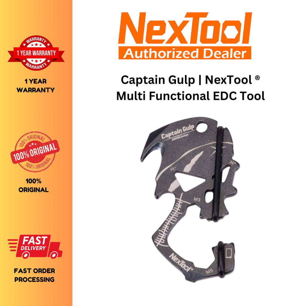 NexTool Captain Gulp Multi Functional EDC Tool | Shopee Malaysia