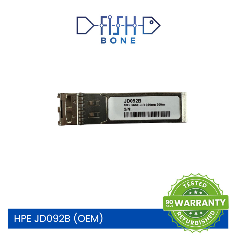 LOT De 59 Transceivers SFP HP JD092B X130 – 10Gb/s Fibre (Reconditionnés, Très Bon État)