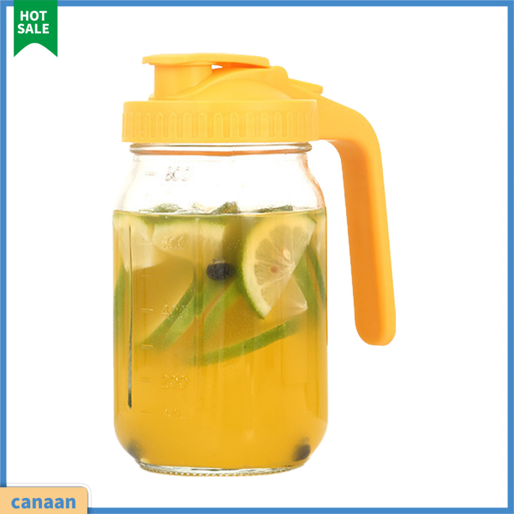 canaan| Glass Pitchers with Lid and Handle Drink Storage Glass Pitcher ...